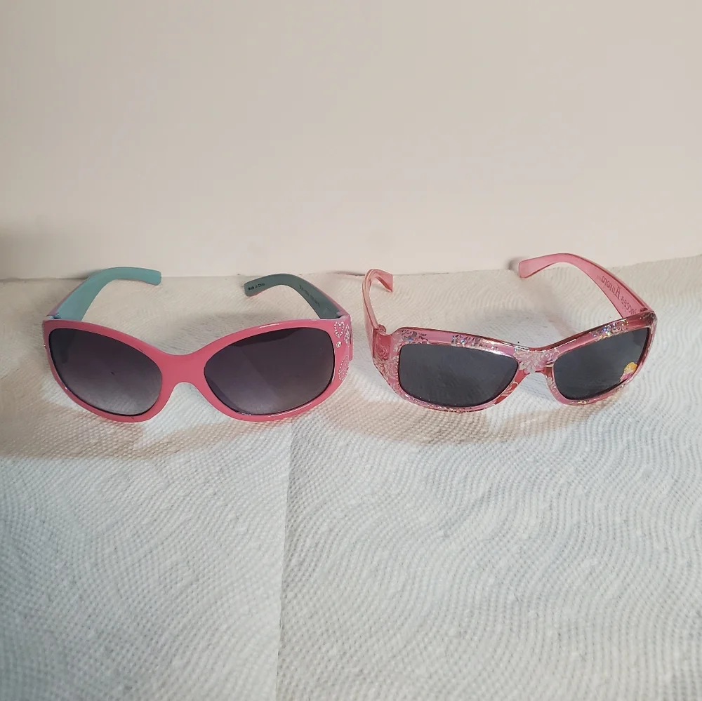 2 pairs Kids Sunglasses Capelli and Disney Princesse Aurora. PINK